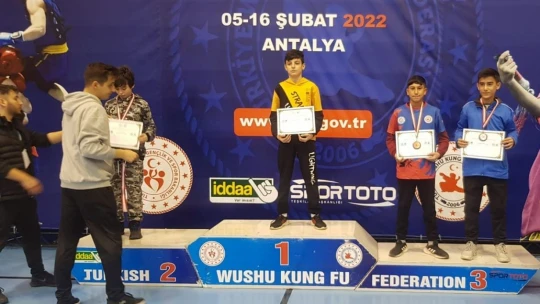 Elazığ, Wushu Kung Fu'da 4 madalya aldı