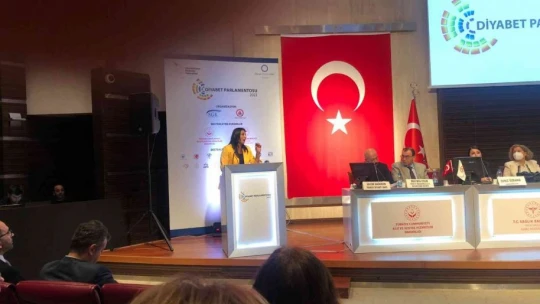 Elazığlı öğretmen doğu illerini temsilen 12. Diyabet Parlamentosu'na katıldı