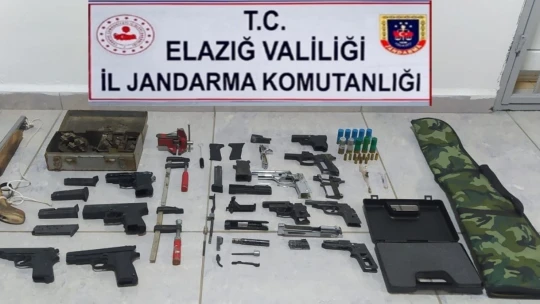 Evini silah atölyesine çeviren şüpheli yakalandı
