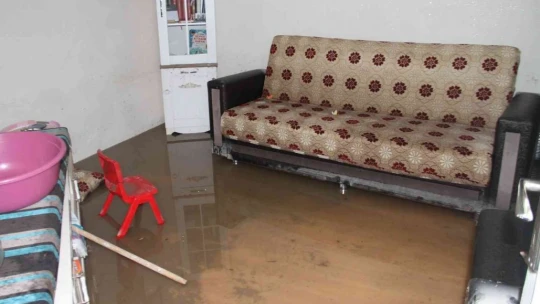 Dün Meydana Gelen Yağış Sonrası Afetzede ,'Allah'a hamt olsun canımız sağ, çocuklarımız kurtuldu'
