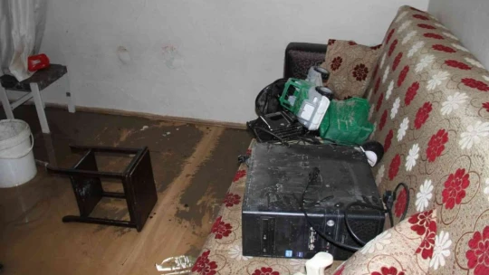 Dün Meydana Gelen Yağış Sonrası Afetzede ,'Allah'a hamt olsun canımız sağ, çocuklarımız kurtuldu'