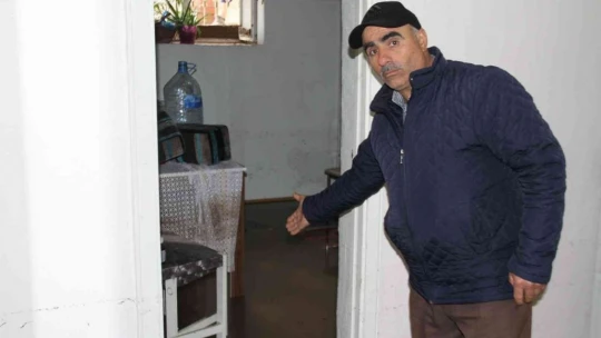 Dün Meydana Gelen Yağış Sonrası Afetzede ,'Allah'a hamt olsun canımız sağ, çocuklarımız kurtuldu'