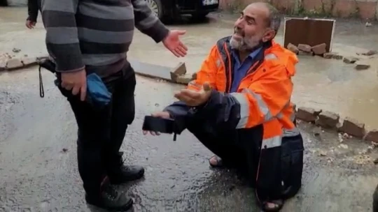 Dün Meydana Gelen Yağış Sonrası Afetzede ,'Allah'a hamt olsun canımız sağ, çocuklarımız kurtuldu'