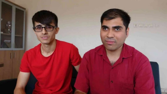 Görme engelli Okan, azmetti ve başardı