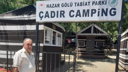 Hazar Gölü Tabiat Parkında kontrol ve denetim