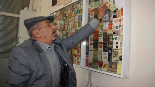 İçmediği sigaraların koleksiyonunu yapıyor
