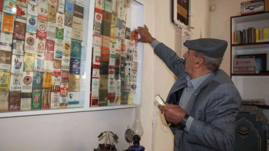 İçmediği sigaraların koleksiyonunu yapıyor