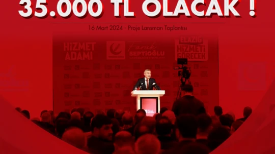 Septioğlu, Projelerini Açıkladı