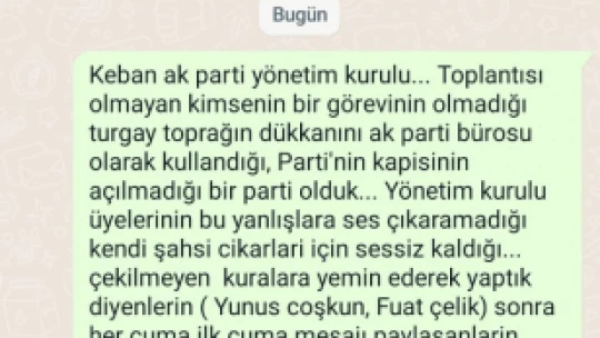 Keban Ak Parti Teşkilatında Sopalı Kavga