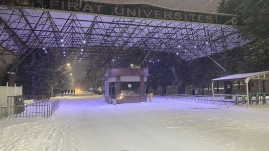 Kar Elazığ'ı beyaza bürüdü, ortaya kartpostallık görüntüler çıktı