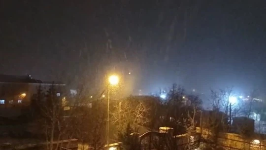Kar yağışı Harput'ta etkili oldu