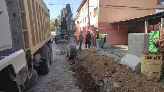 Keban'da doğal gaz hattı çalışmaları başladı