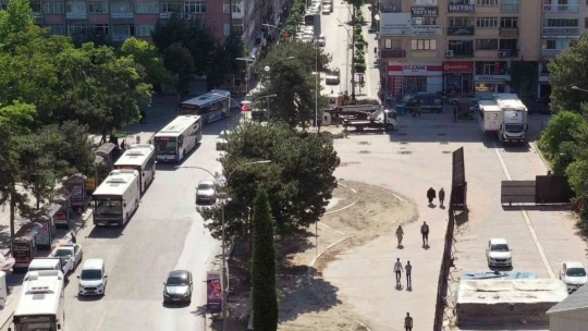 Kent Meydanı sahasındaki ağaçlar taşınacak