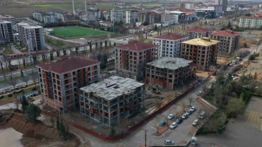Kentsel dönüşüm örneği gösteren Elazığ'da konutlar hızla yükseliyor