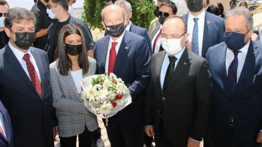 KKTC Cumhurbaşkanı Tatar, Elazığ ile bizim aramızda Gönül Bağı Var