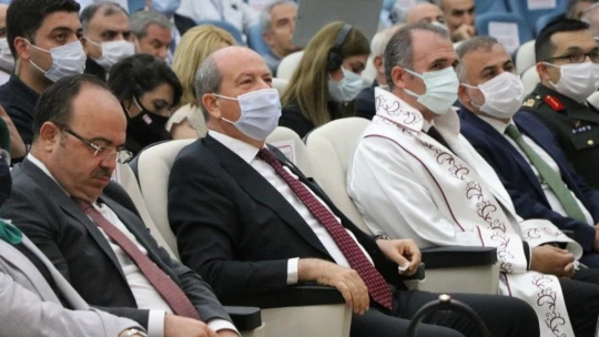 KKTC Cumhurbaşkanı Ersin Tatar'a Fahri Doktora