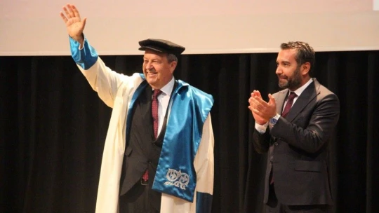 KKTC Cumhurbaşkanı Ersin Tatar'a Fahri Doktora