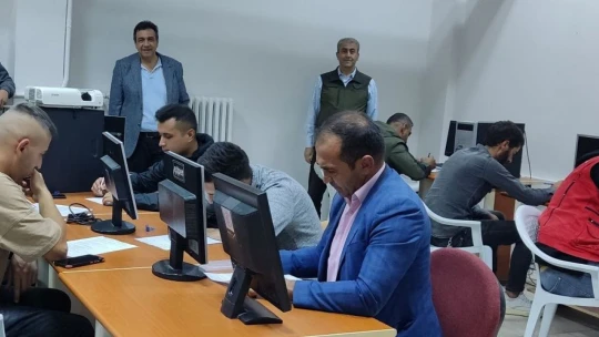 Kovancılar'da avcı adaylarına yönelik sınav