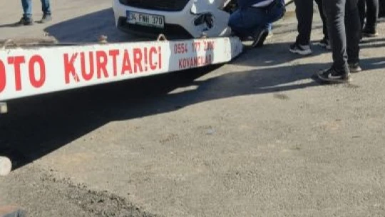 Kovancılar'da trafik kazası