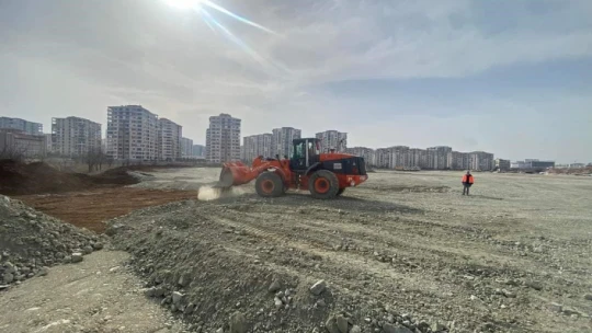 Kovancılar'dan Malatya'da konteyner kent kurulumuna destek