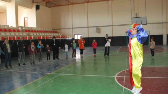 Köydeki çocuklar ilk sömestr tatillini eğlenerek geçirdi