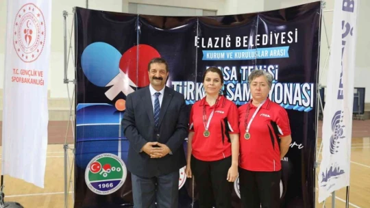 Kurum ve kuruluşlar arası masa tenisi Türkiye Şampiyonası sona erdi