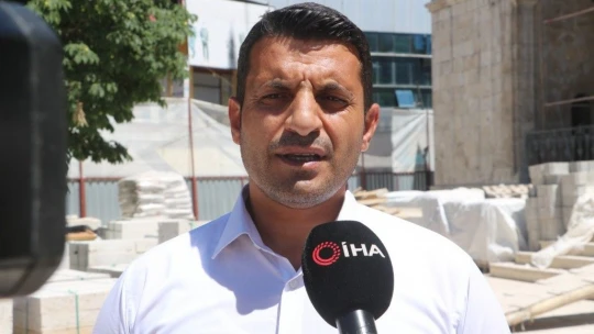 Malatya'da depremlere meydan okuyan tarihi camide restorasyon