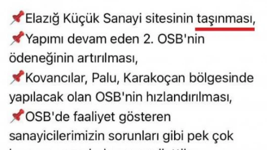 Taşınma mı? 3. Sanayi sitesi mi?