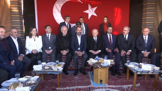 MHP Lideri Devlet Bahçeli, adının verildiği hatıra ormanına fidan dikti
