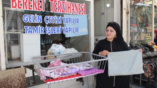 Mikro krediyle açtığı iş yeri küle döndü, pes etmedi yeni bir iş yeri açtı