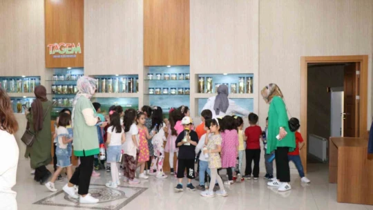 Öğrenciler balık müzesini gezdi