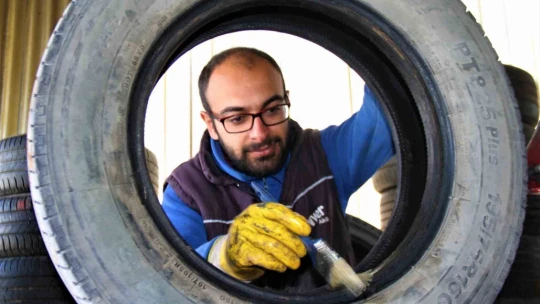 Oto lastikçilerde değişim yoğunluğu yaşanıyor