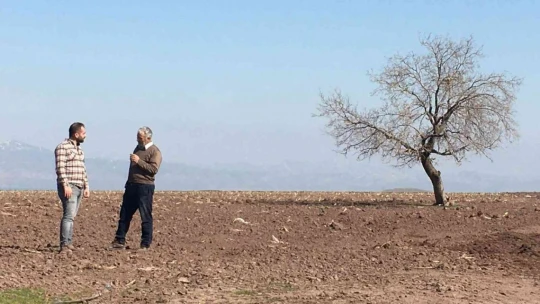 Risk alarak baraj sahasını eken çiftçileri 'Yağış' endişesi sardı