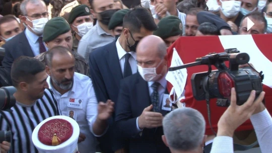 Şehit Cihat Şahin memleketi Elazığ'da son yolculuğuna uğurlandı