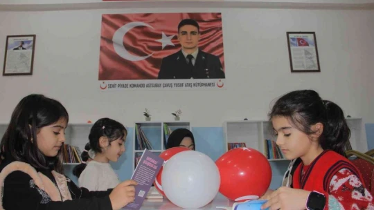Şehit Yusuf Ataş'ın ismi okuduğu okulun kütüphanesinde yaşatılacak