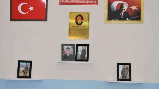 Şehit Yusuf Ataş'ın ismi okuduğu okulun kütüphanesinde yaşatılacak