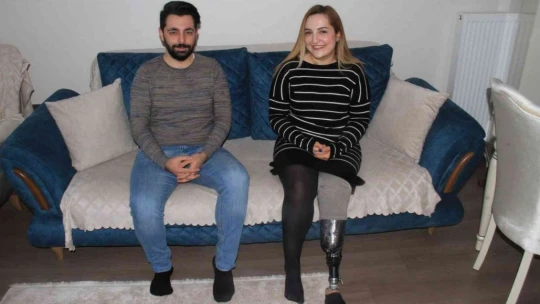 Sol bacağı olmadan dünyaya geldi, engelin engel olmadığını kanıtladı