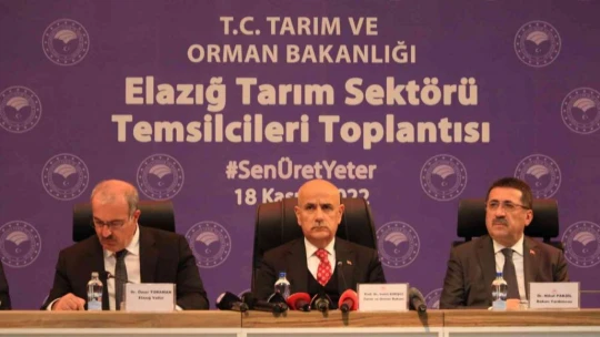 Tarım ve Orman Bakanı Kirişci: 'Yeni dönemde her isteyen, istediği yere istediğini ekemeyecek dikemeyecek'