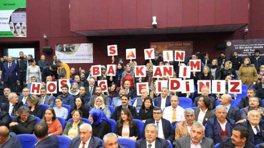 Tarım ve Orman Bakanı Kirişci: 'Yeni dönemde her isteyen, istediği yere istediğini ekemeyecek dikemeyecek'