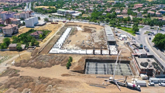 Traktörcüler Sitesi İnşaat Çalışmaları Devam Ediyor