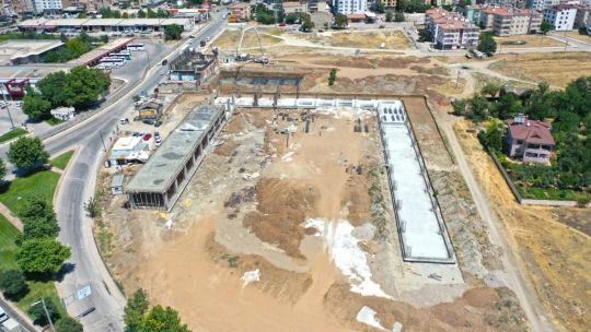 Traktörcüler Sitesi İnşaat Çalışmaları Devam Ediyor
