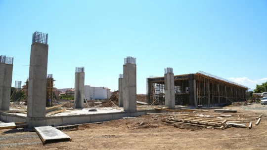 Traktörcüler Sitesi İnşaat Çalışmaları Devam Ediyor