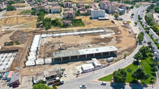 Traktörcüler Sitesi İnşaat Çalışmaları Devam Ediyor