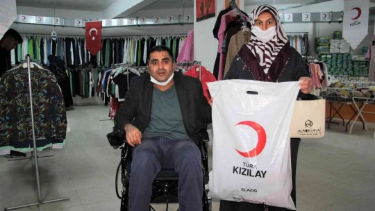 Türk Kızılayı engelli vatandaşları yalnız bırakmadı