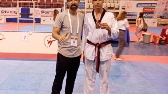 Türkiye Taekwondo Şampiyonasında Elazığlı sporcu 3'üncü oldu