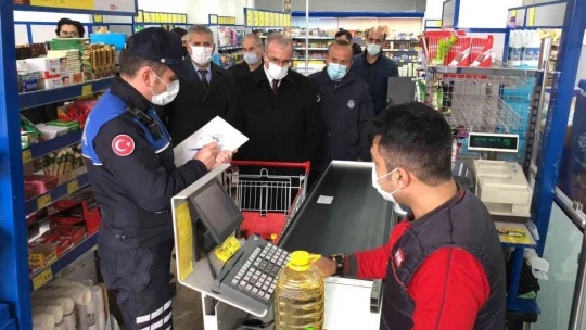 Vali Toraman'dan fahiş fiyat ve stok denetimi