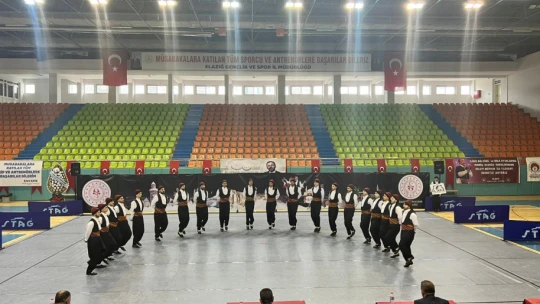 Elazığ İl İçi Kulüpler Arası Halk Oyunları Yarışması yoğun katılımla gerçekleşti
