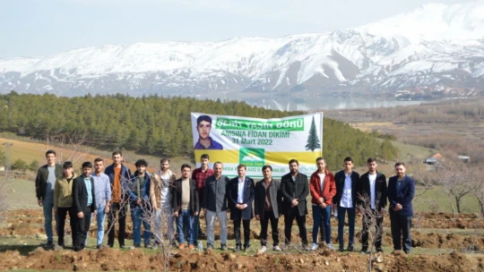 Hüda Par Elazığ İl Başkanlığı Şehit Yasin Börü Anısına Fidan Dikim Etkinliği Gerçekleştirdi