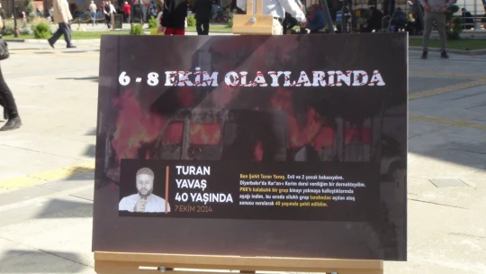 HÜDA PAR Elazığ Gençlik Kolları 6-8 Ekim Şehitleri Anısına Resim Sergisi Düzenledi