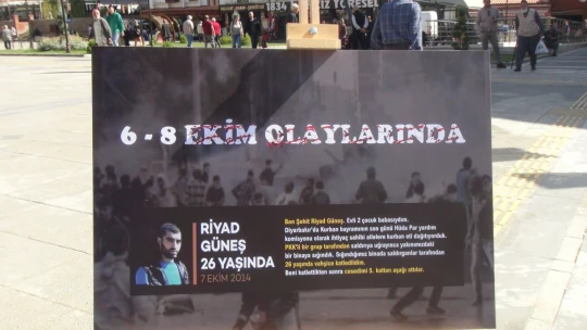 HÜDA PAR Elazığ Gençlik Kolları 6-8 Ekim Şehitleri Anısına Resim Sergisi Düzenledi